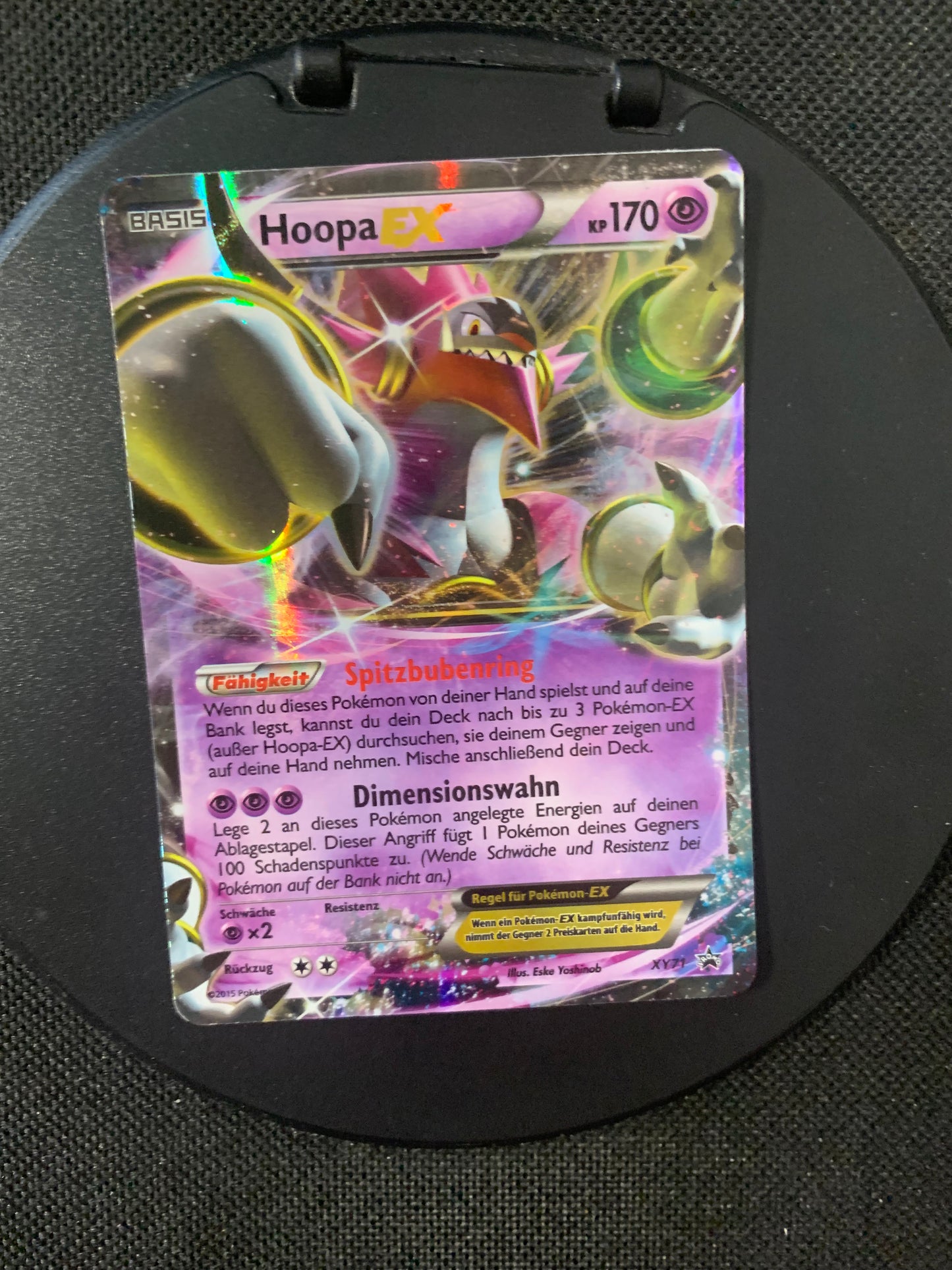 Pokemon Card Ex Promo Hoopa XY71 German