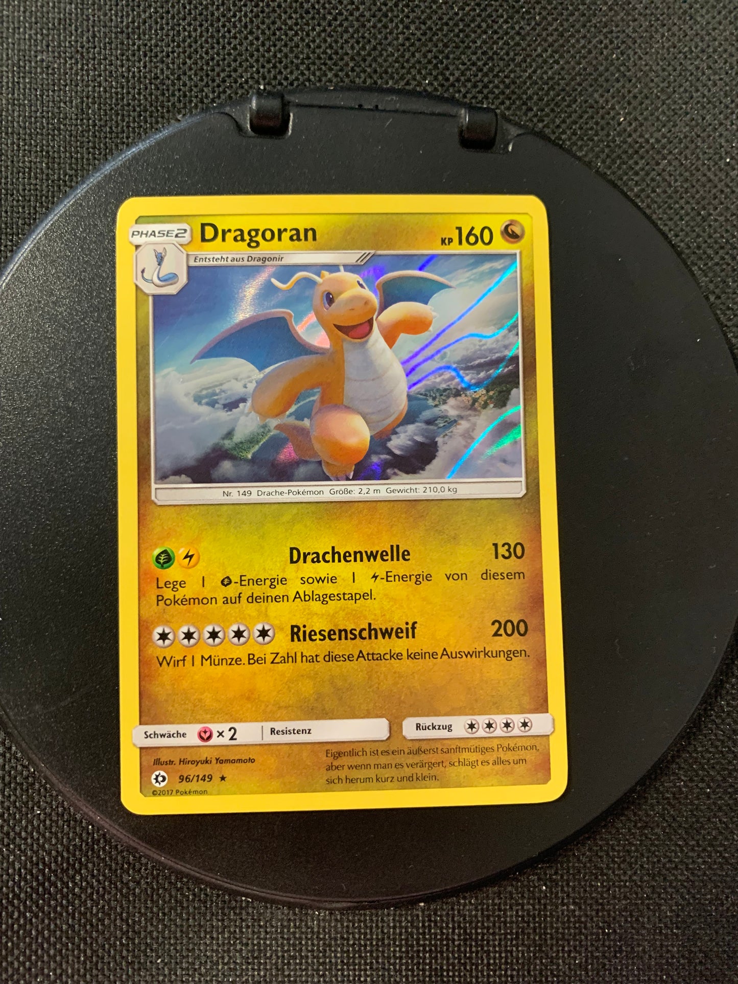 Pokemon Karte Holo Dragoran 96/149 Deutsch