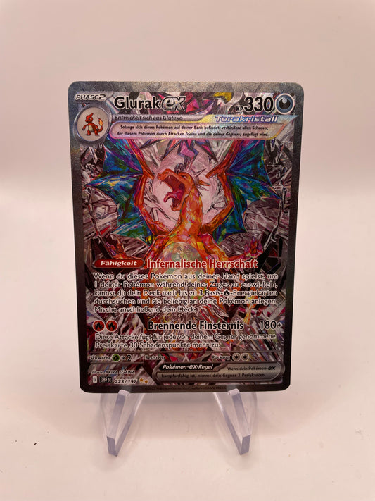 Pokemon Karte Ex Glurak 223/197 Deutsch