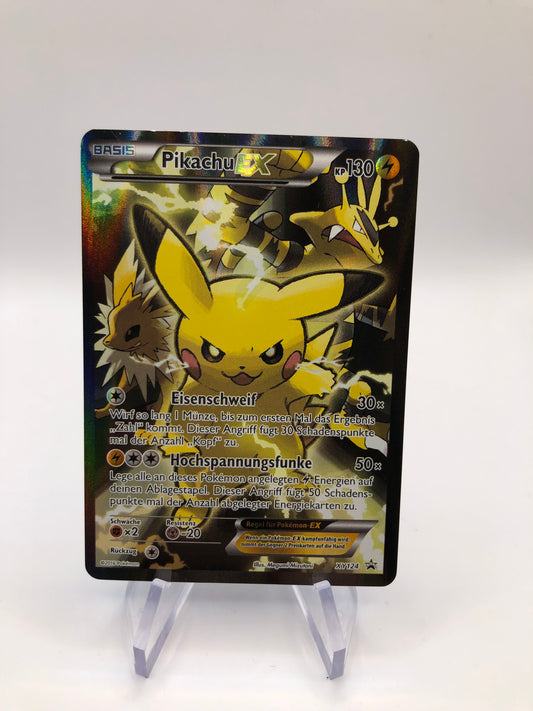 Pokemon Karte Promo EX Pikachu XY124 Deutsch