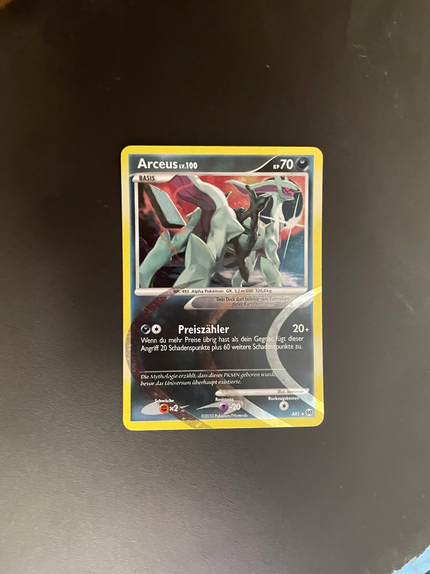 Pokemon Karte Holo Arceus AR1 Deutsch