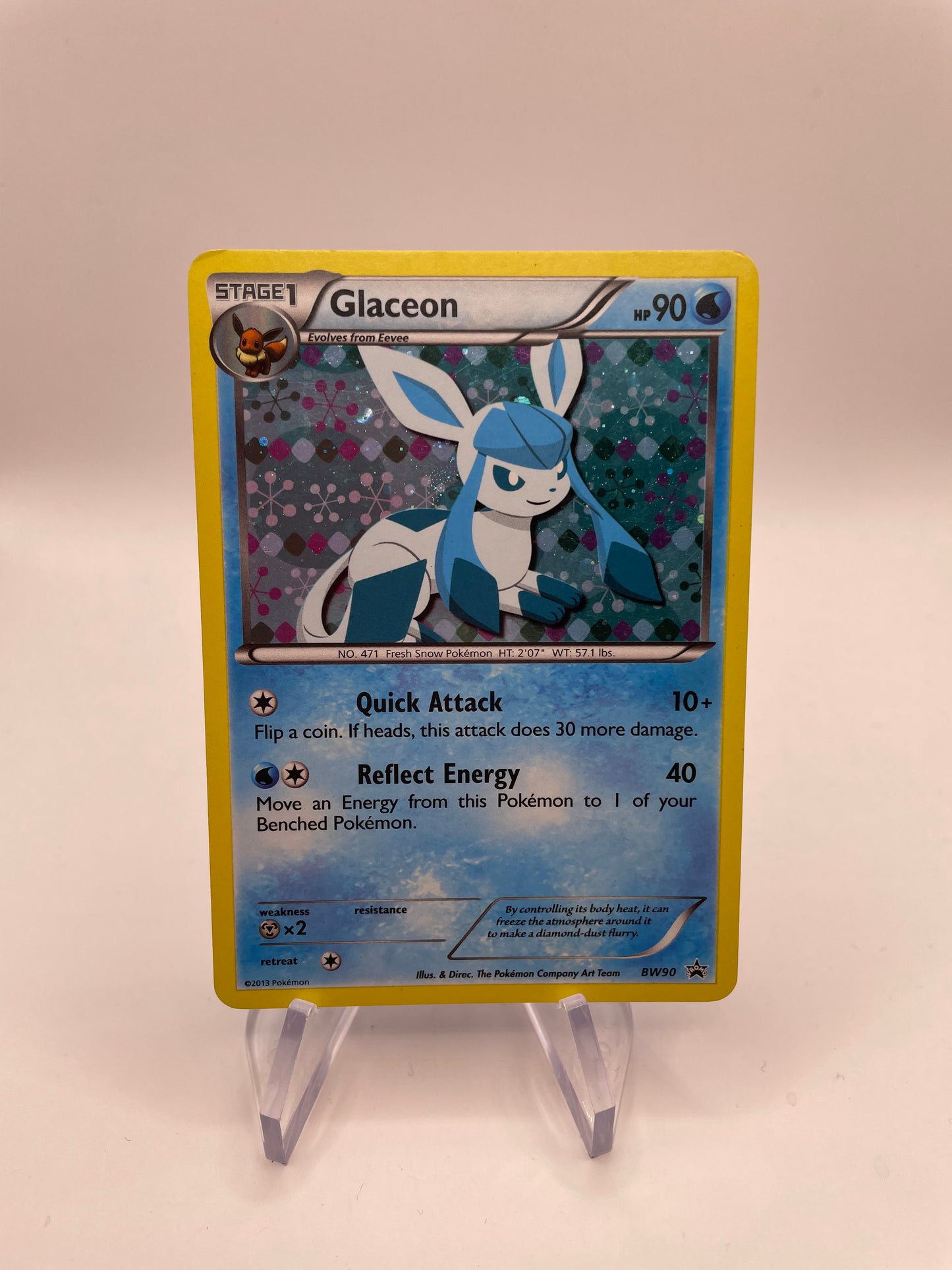 Pokemon Karte Holo Promo Glaziola BW90 Englisch