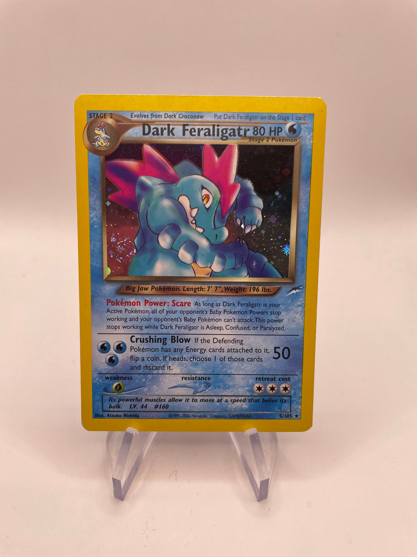 Pokemon Karte Holo Dunkles Impergator 5/105 Englisch