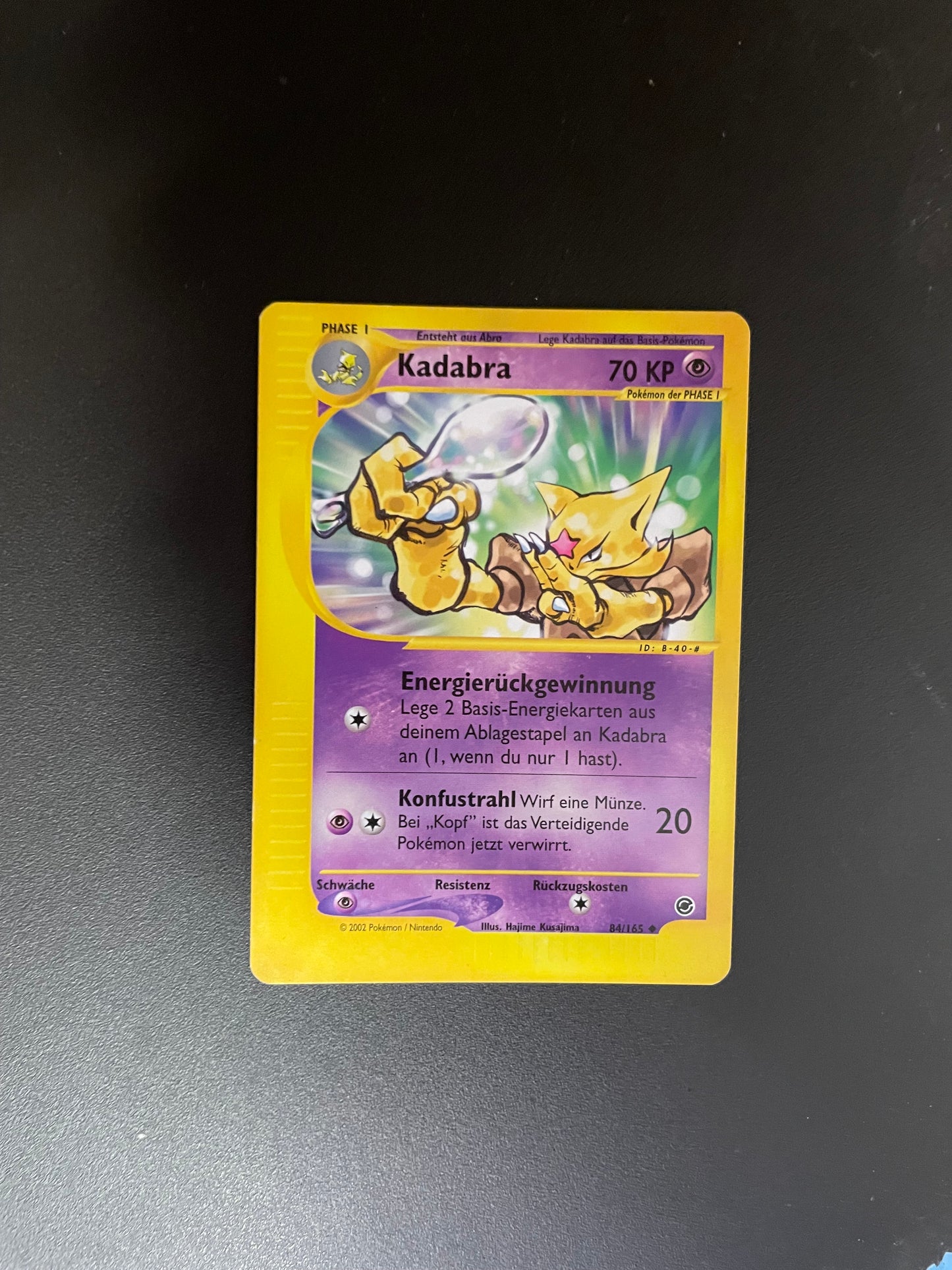 Pokemon Karte e-Series Kadabra 84/165 Deutsch