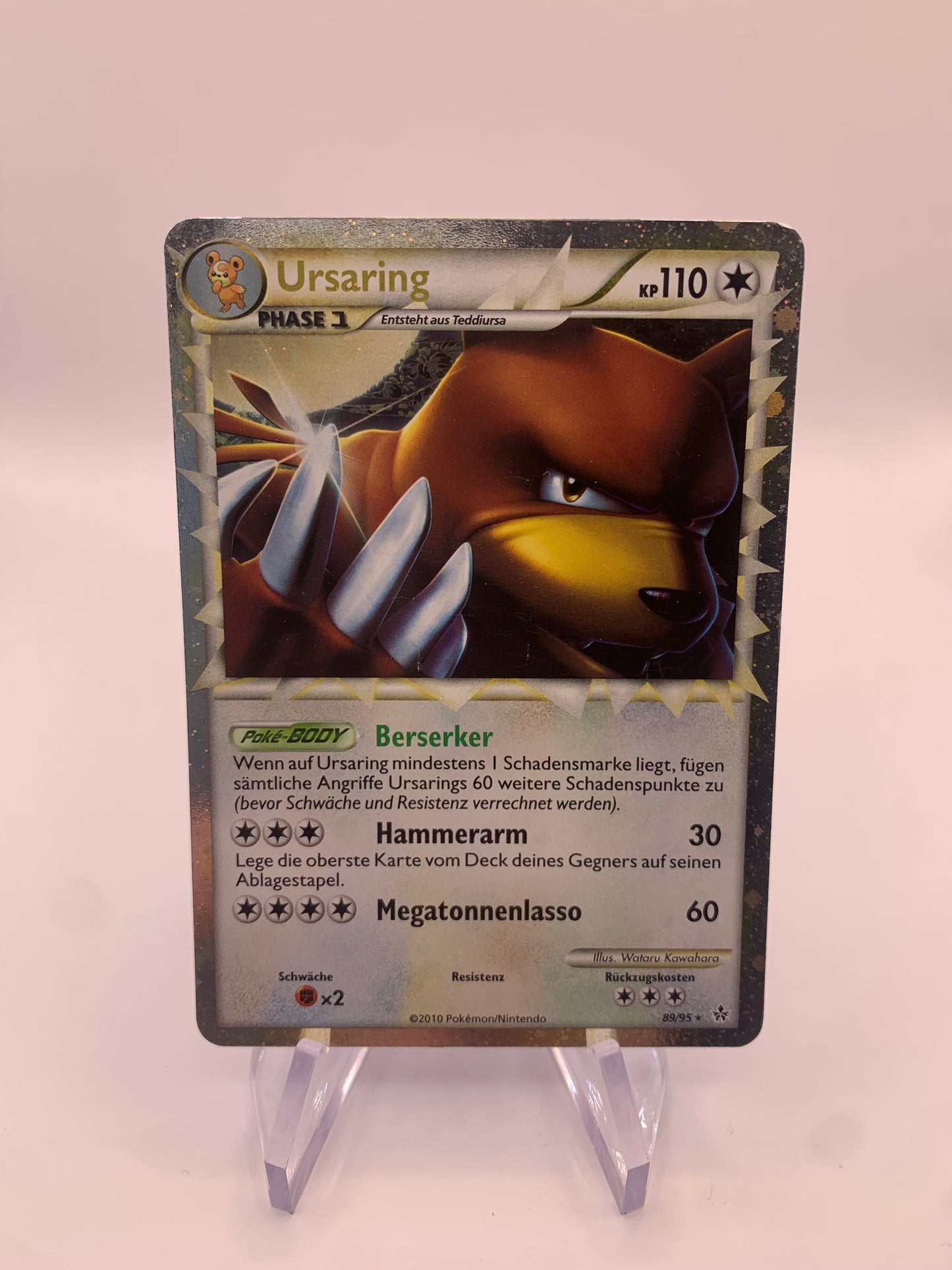 Pokemon Karte Prime Ursaring 89/95 Deutsch