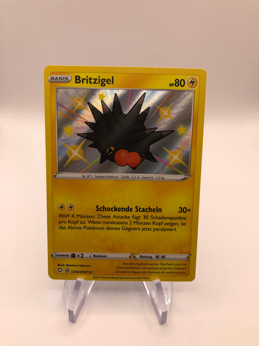 Pokemon Karte Holo Britzigel SV43/SV122 Deutsch