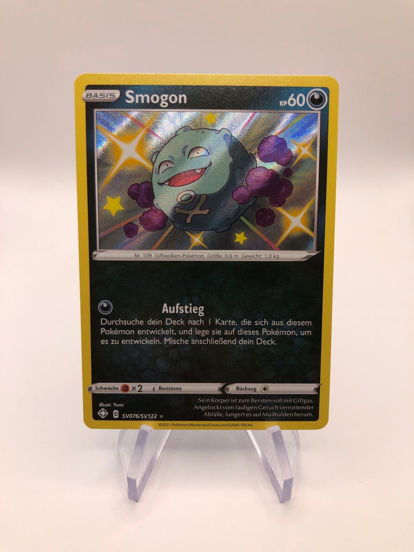 Pokemon Karten Shiny Smogon SV76/SV122 Deutsch