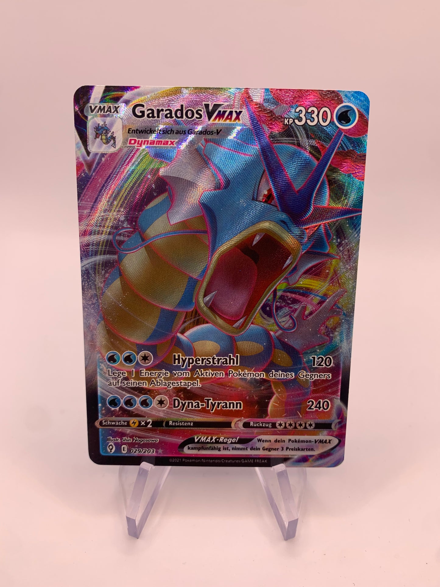 Pokemon card Vmax Gyarados 29/203 German