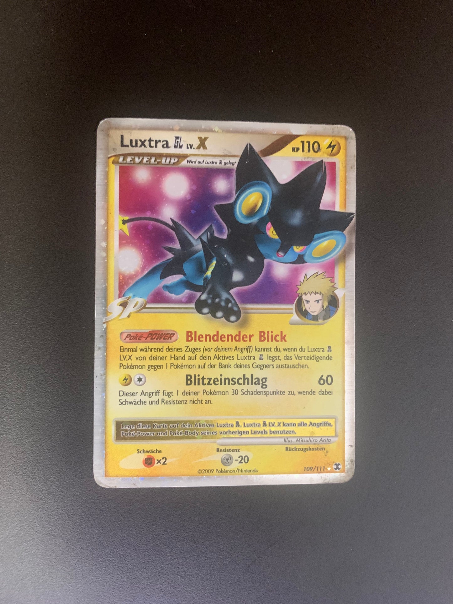 Pokemon Karte Lv.X Luxtra 109/111 Deutsch