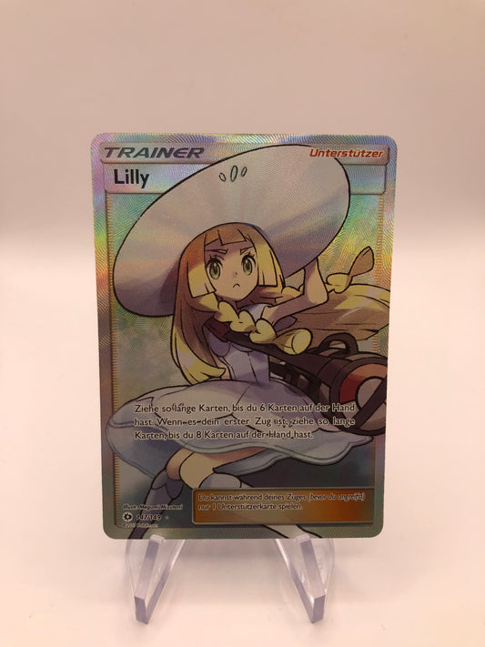 Pokemon Karte Trainer Lilly 147/149 Deutsch