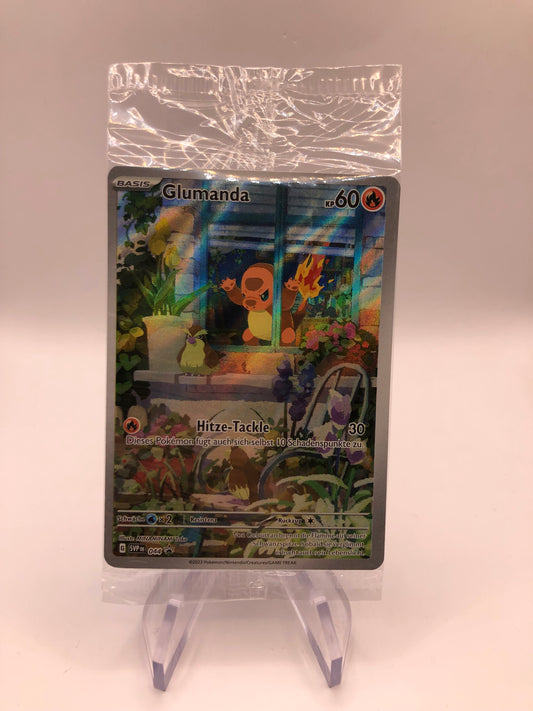 Pokemon Karte OVP Promo Art Rare Glumanda 44 Deutsch
