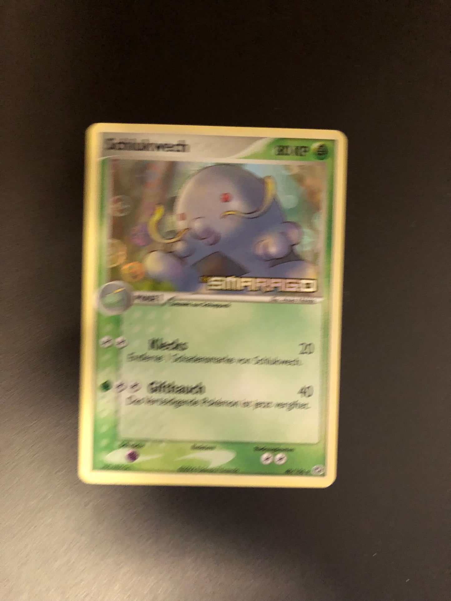 Pokemon Karte Revers Stamp Schlukwech 40/106 Deutsch