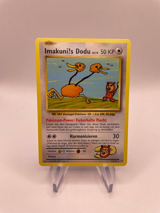 Pokemon Karte Imakuni?s Dodu 112/108 Deutsch