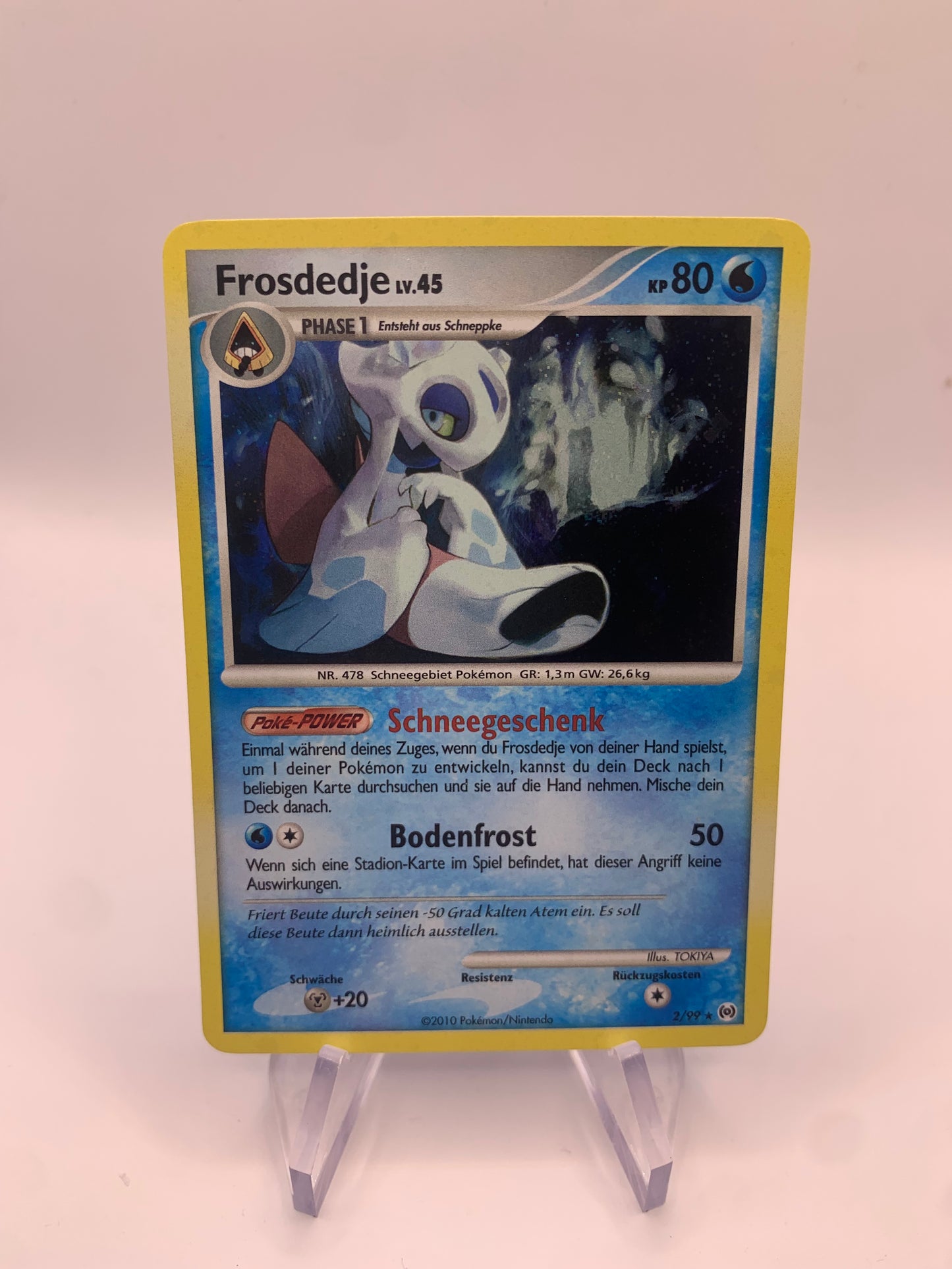 Pokemon Karte Holo Frosdedje 2/99 Deutsch