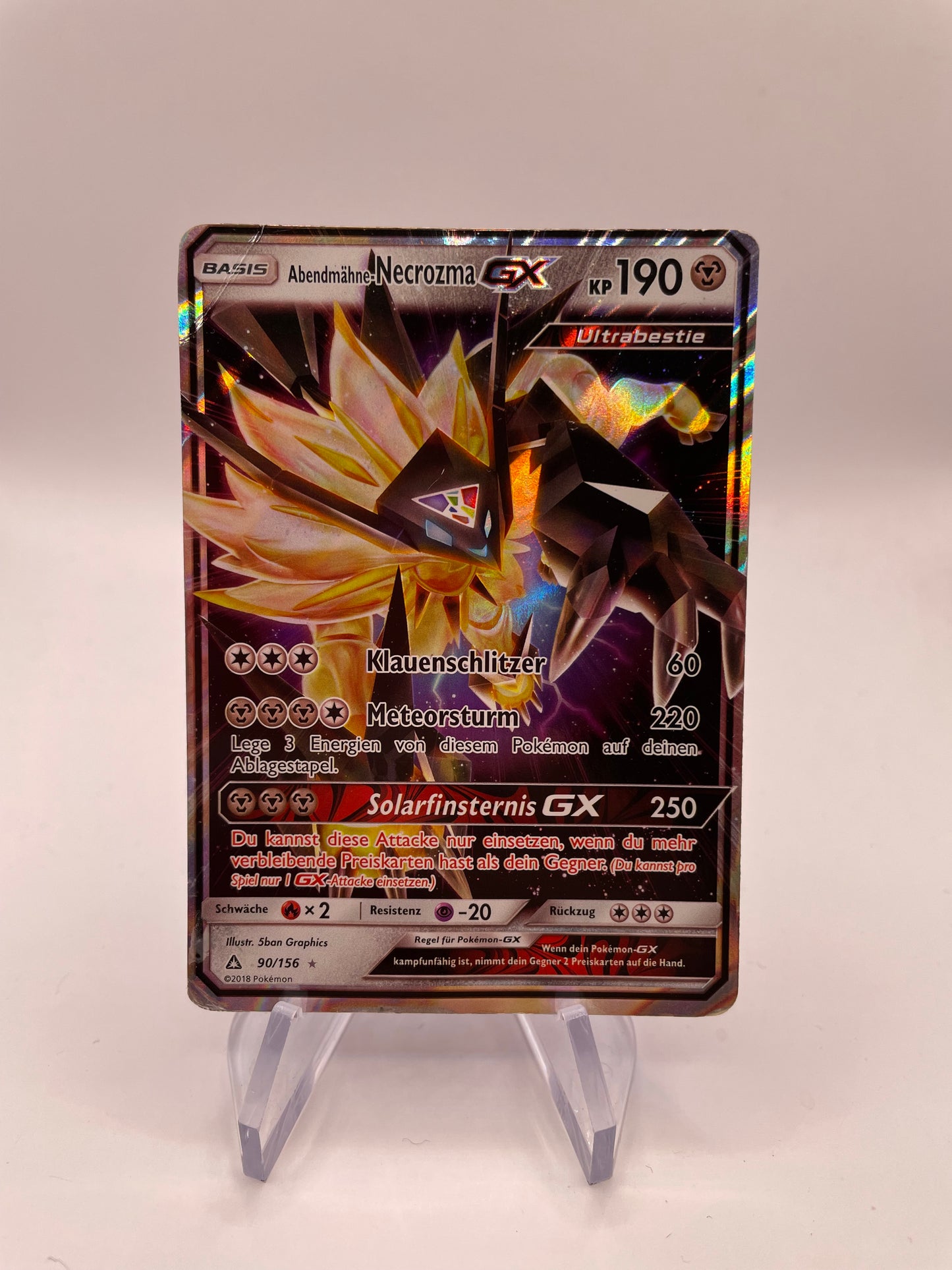 Pokemon Karte GX Necrozma 90/156 Deutsch