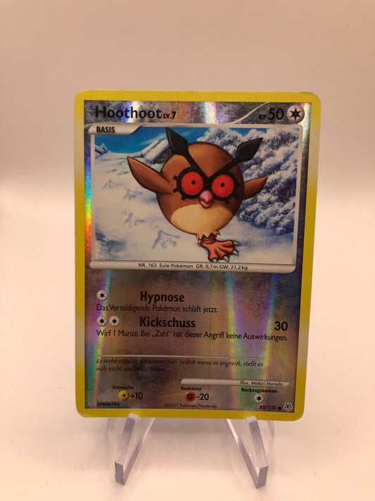 Pokemon Karte Revers Hoothoot 85/130 Deutsch