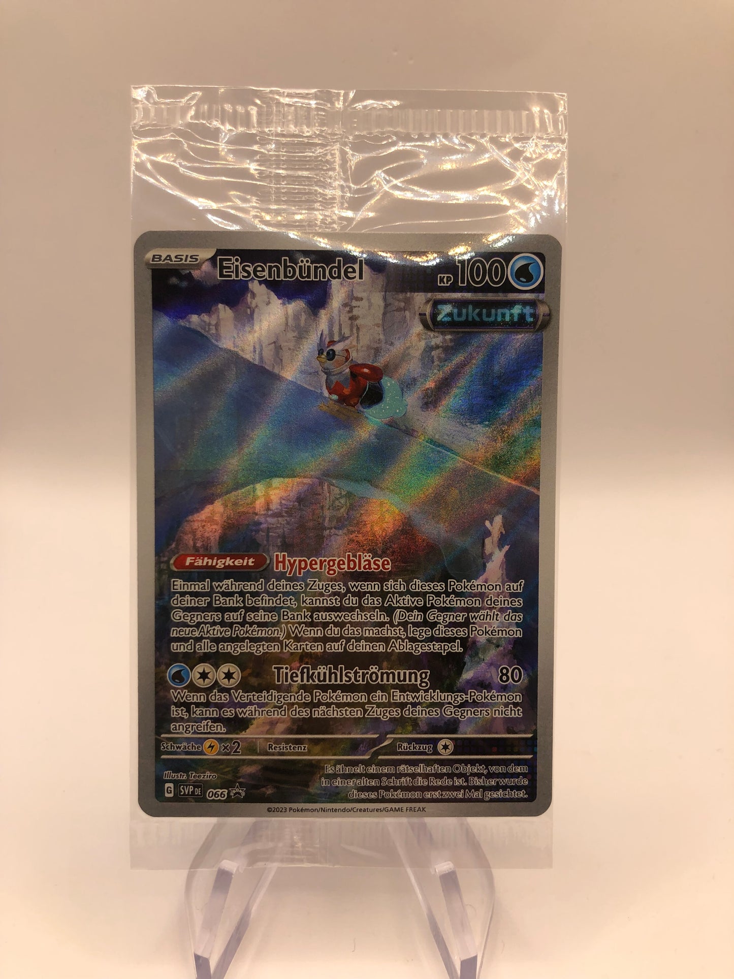 Pokemon Karte Art-Rare Promo OVP Eisenbündel 66 Deutsch