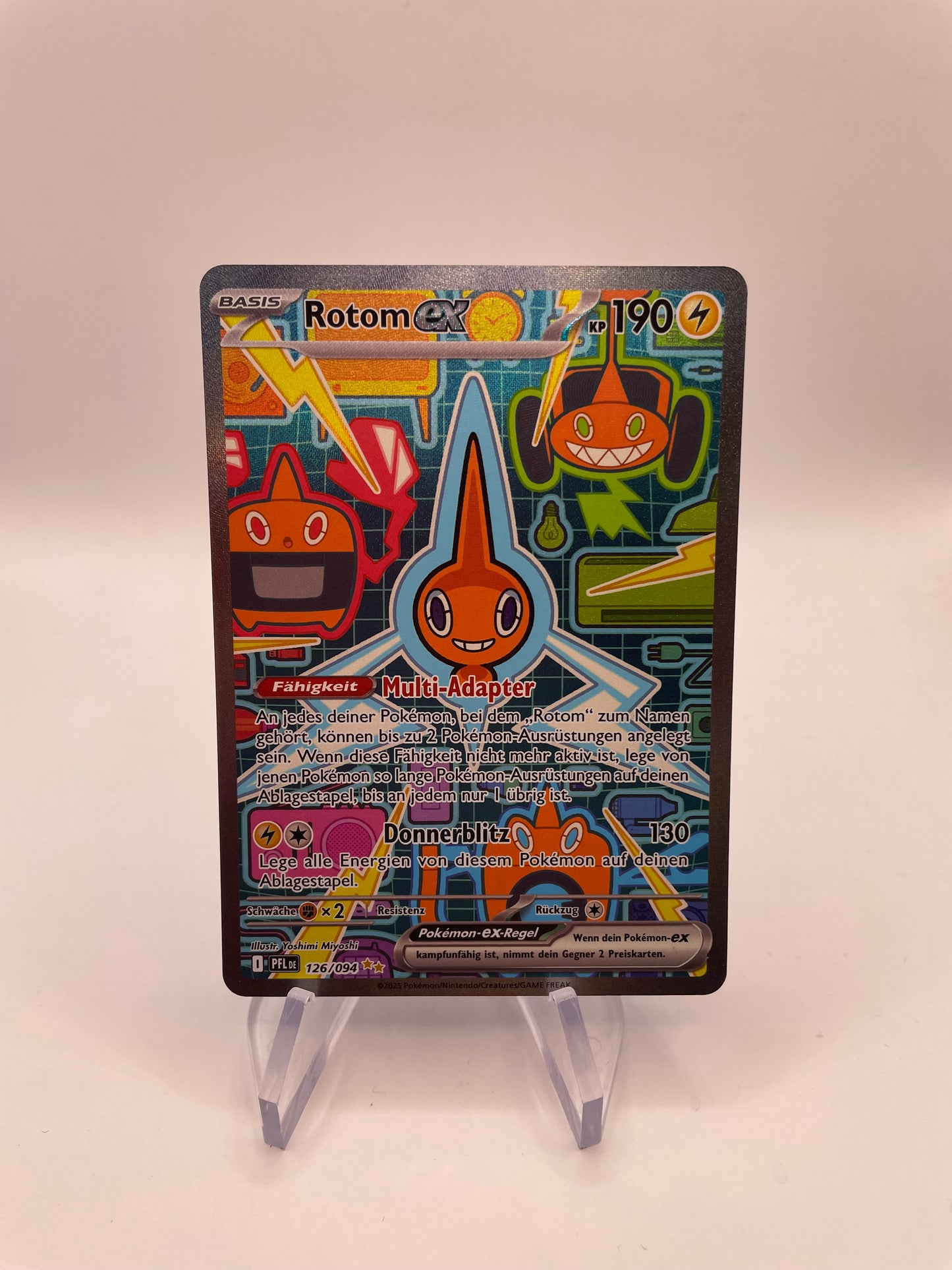 Pokemon Karte EX Rotom 126/94 Deutsch