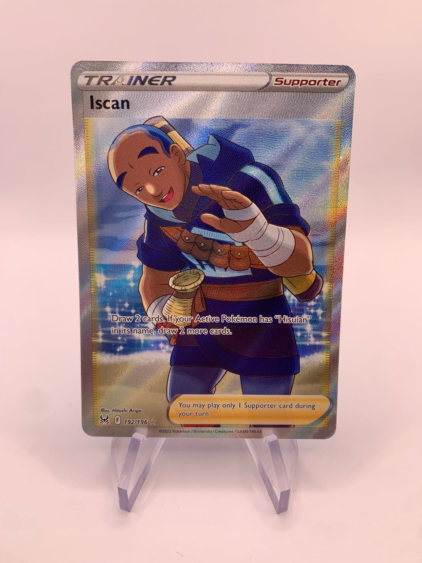 Pokemon Karte Trainer Fullart Iscan 192/196 Englisch