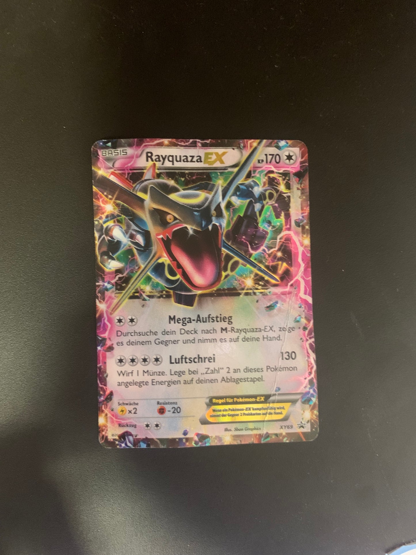 Pokemon Karte EX Promo Rayquaza XY69 Deutsch