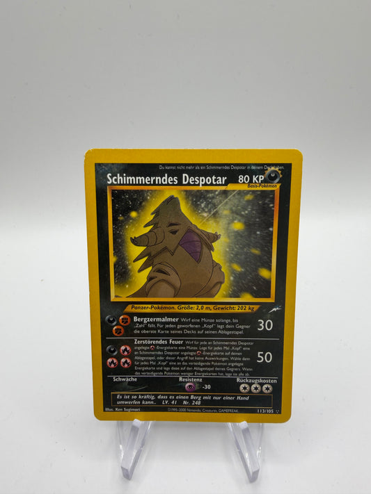 Pokemon Karte Schimmerndes Despotar 113/105 Deutsch