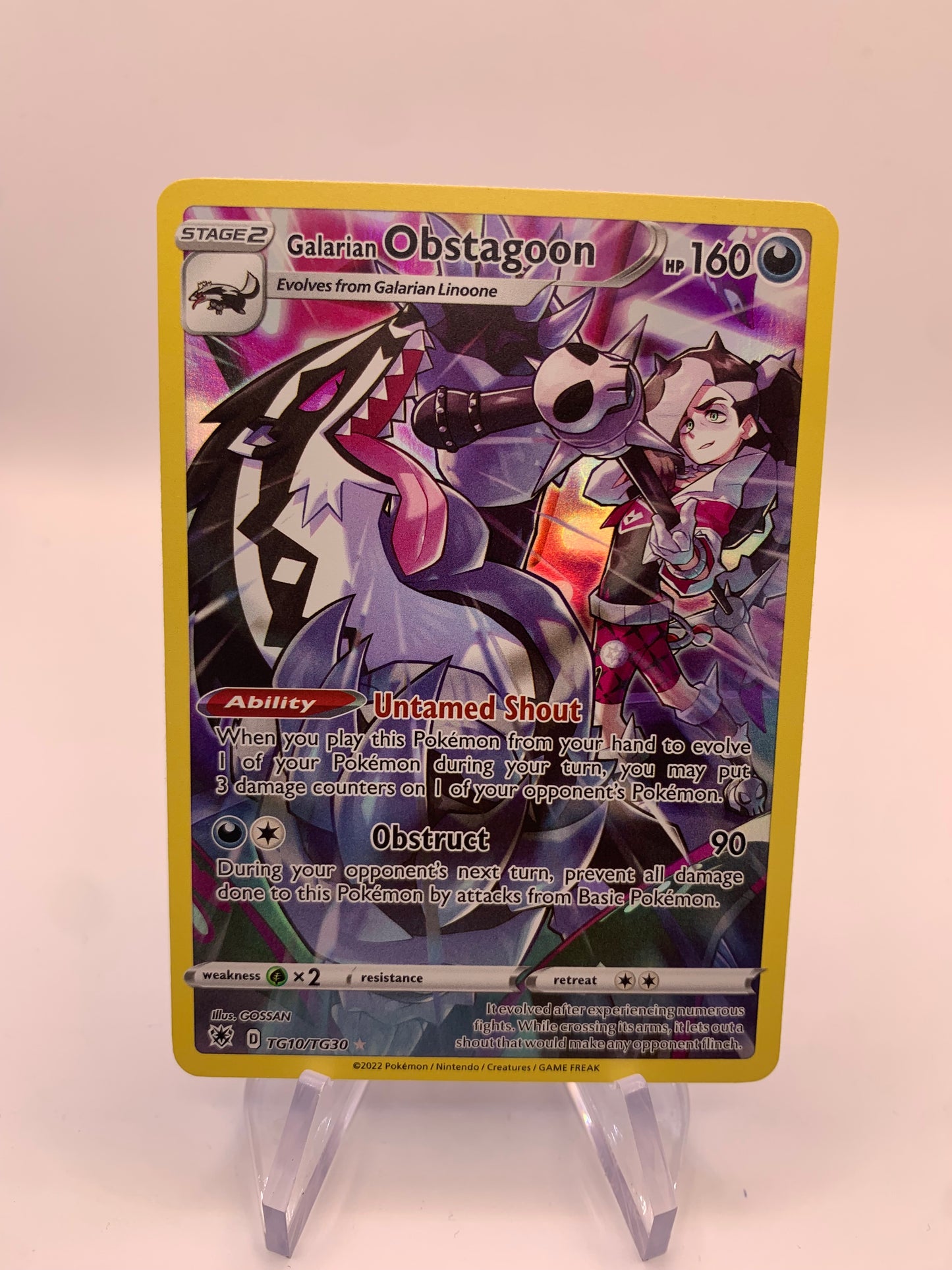 Pokemon Karte Art-Rare Galar Barrikadax TG10/TG30 Englisch