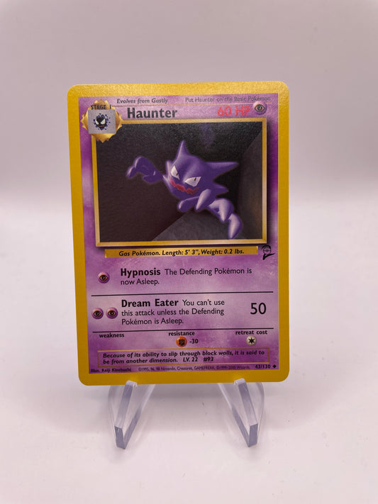 Pokemon Karte Base Set 2 Haunter 43/130 Englisch