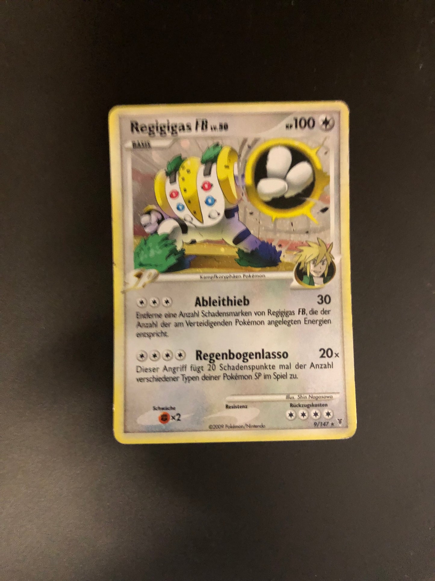 Pokemon Karte holo Regigigas 9/147 Deutsch