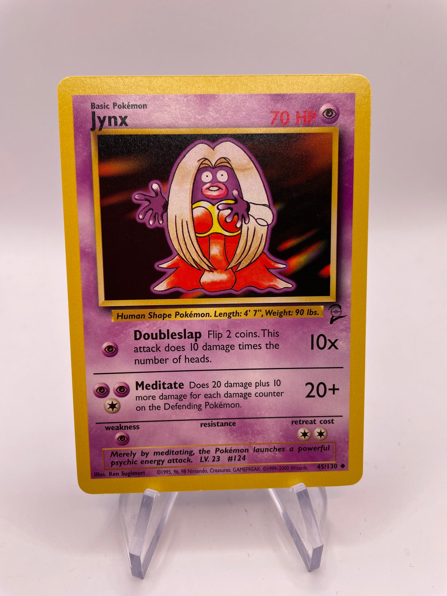 Pokemon Karte Base Set 2 Jynx 45/130 Englisch