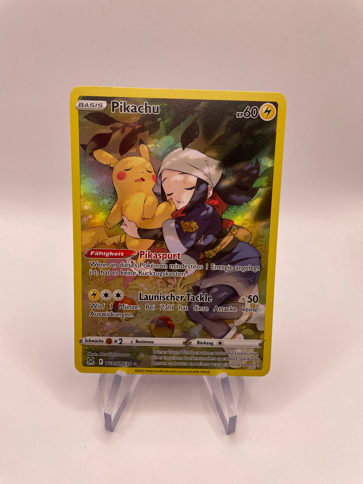Pokemon Karte Art Rare Pikachu TG05/TG30 Deutsch