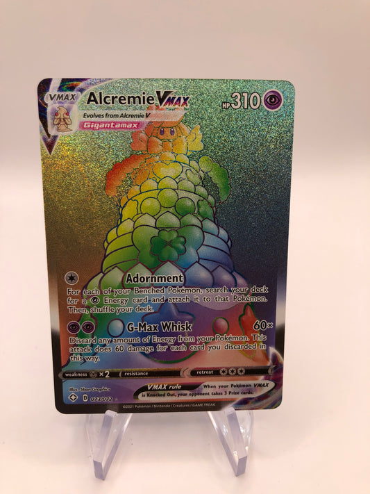 Pokemon Karte Vmax Rainbow Pokusan 73/72 Englisch
