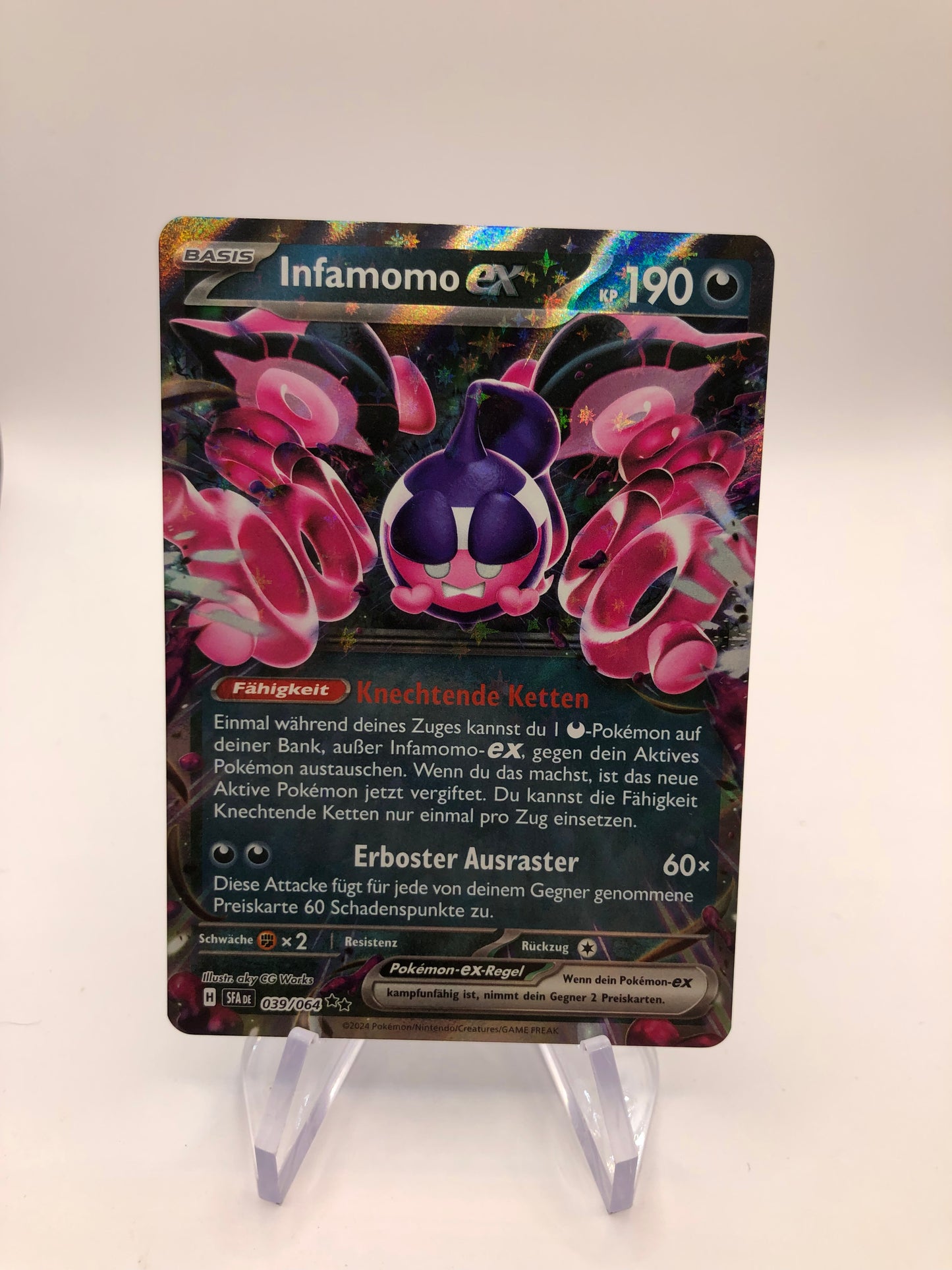 Pokemon Karte Ex Infamomo 39/64 Deutsch