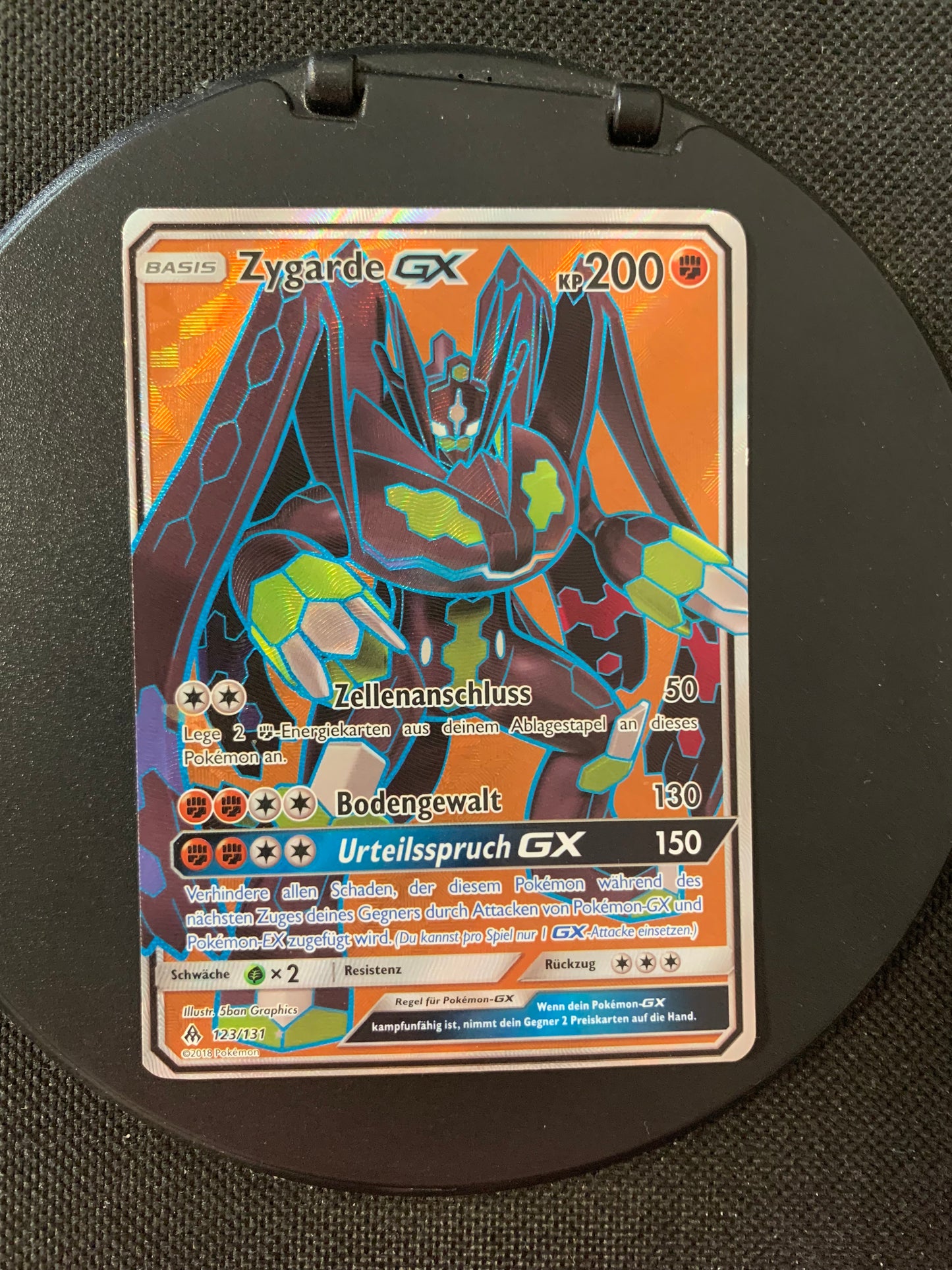 Pokémon Karte GX Zygarde 123/131 deutsch