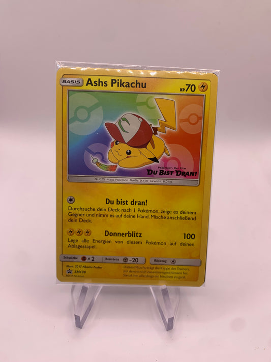 Pokemon Karte Promo Ovp Ash’s Pikachu Sm108 Deutsch