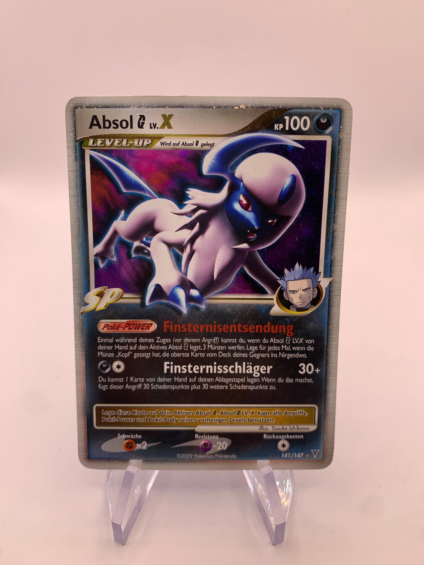 Pokemon Karte Promo Lv.X Absol 141/147 Deutsch