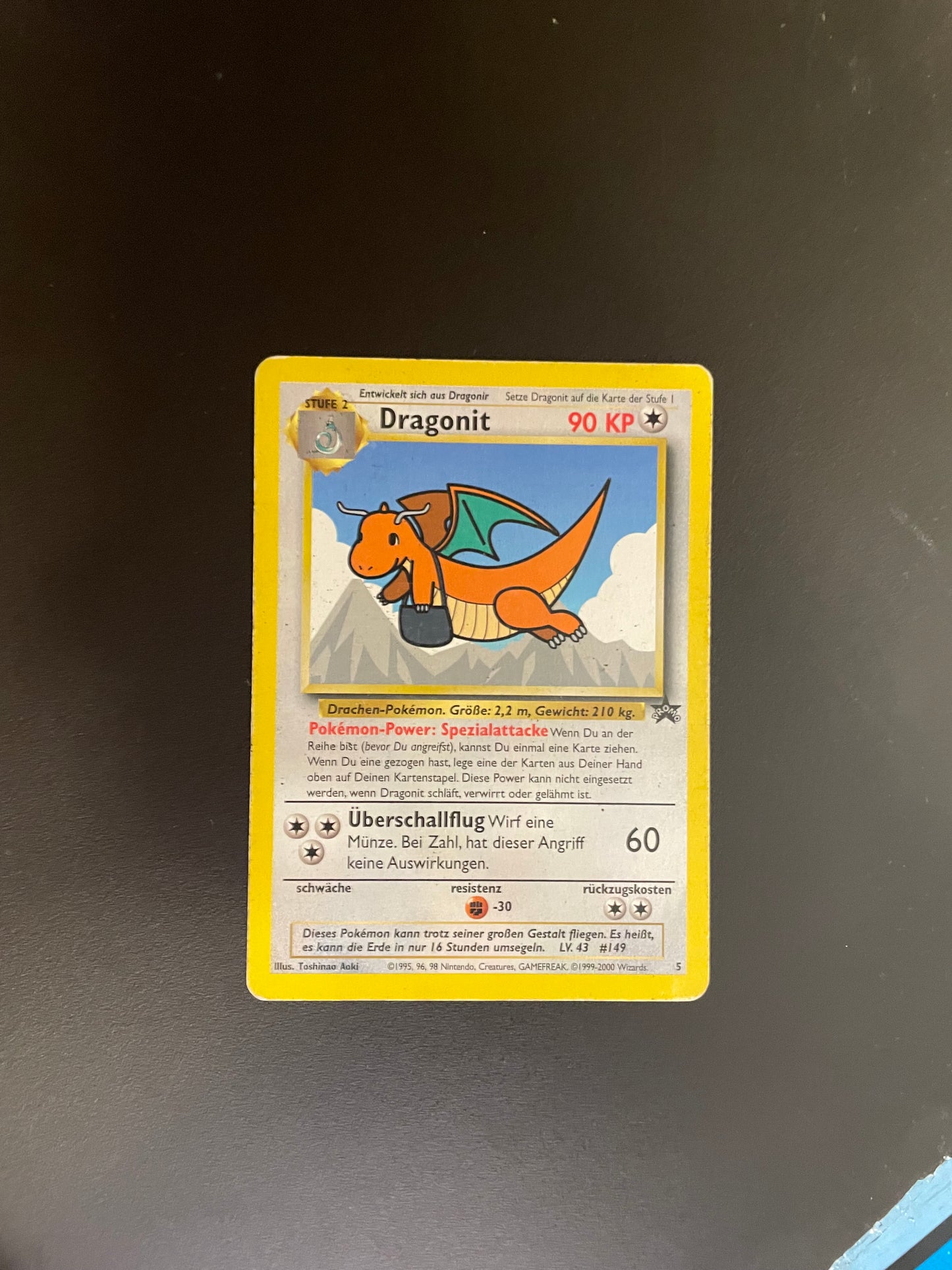 Pokemon Karte Error Promo Dragoran 5 Deutsch