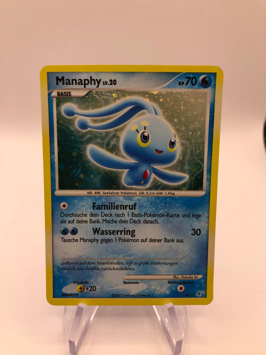Pokemon Karte Holo Manaphy 4/12 Deutsch