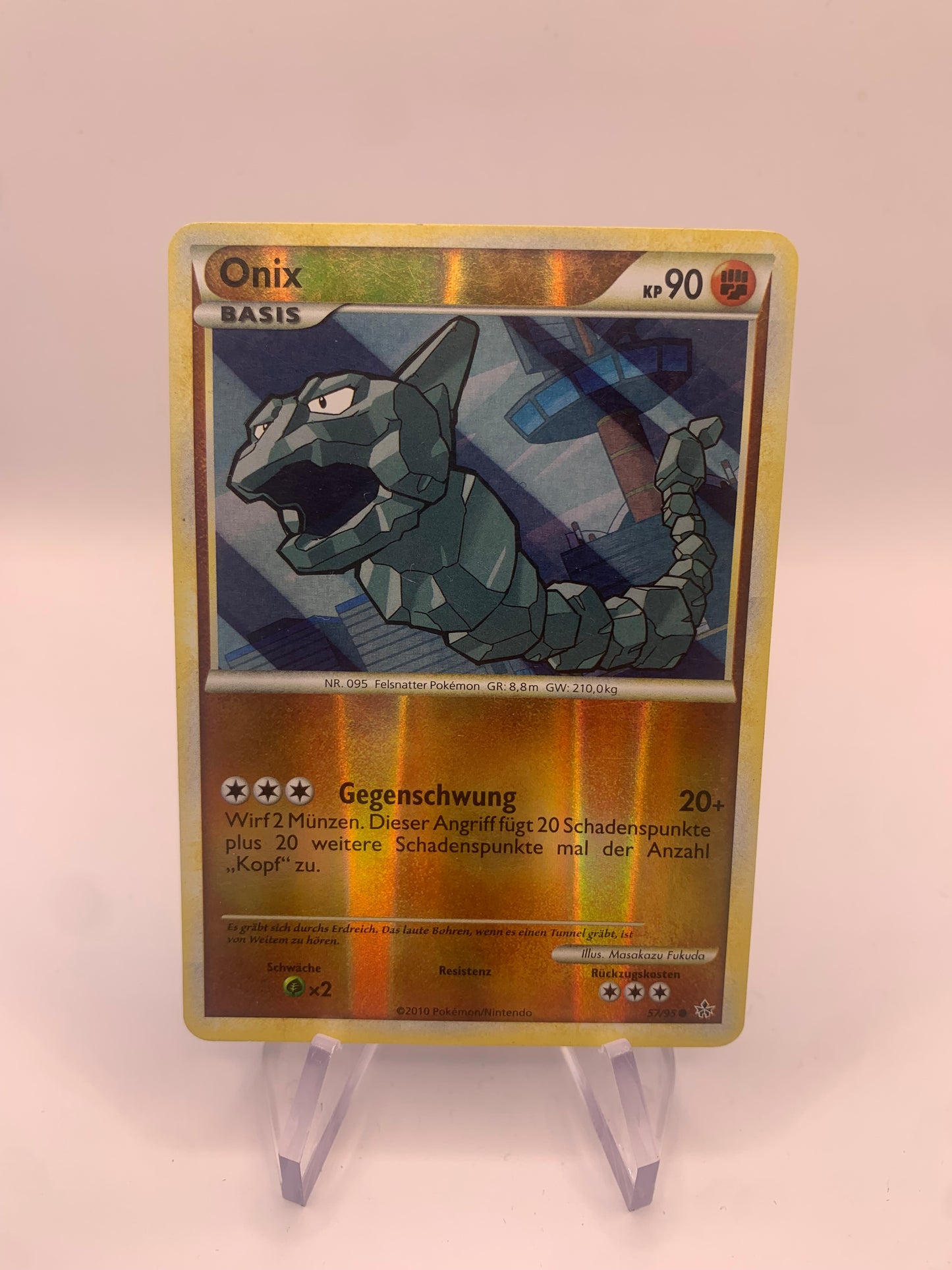 Pokemon Karte Onix 57/95 Deutsch