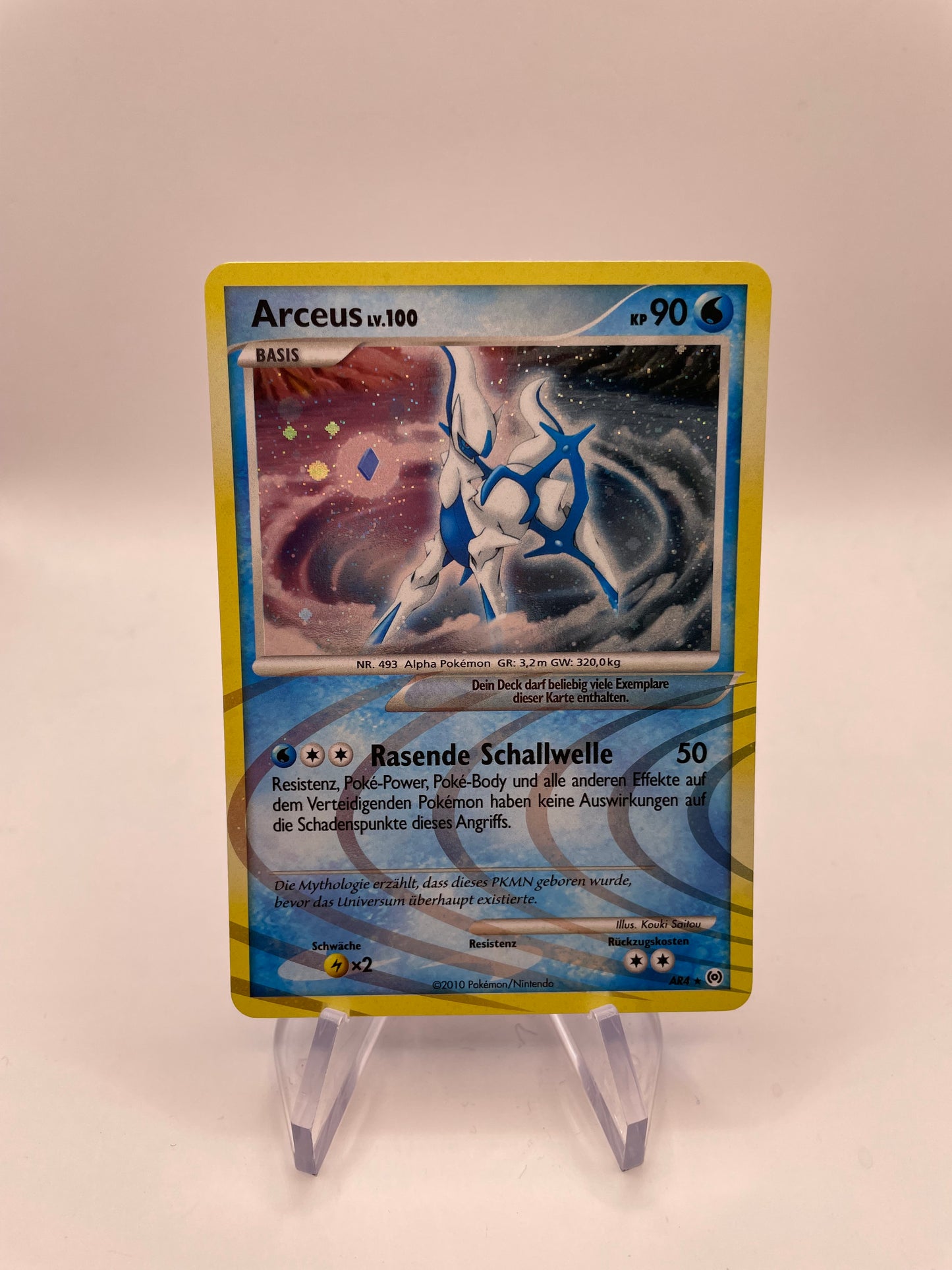 Pokemon Karte Holo Arceus AR4 Deutsch