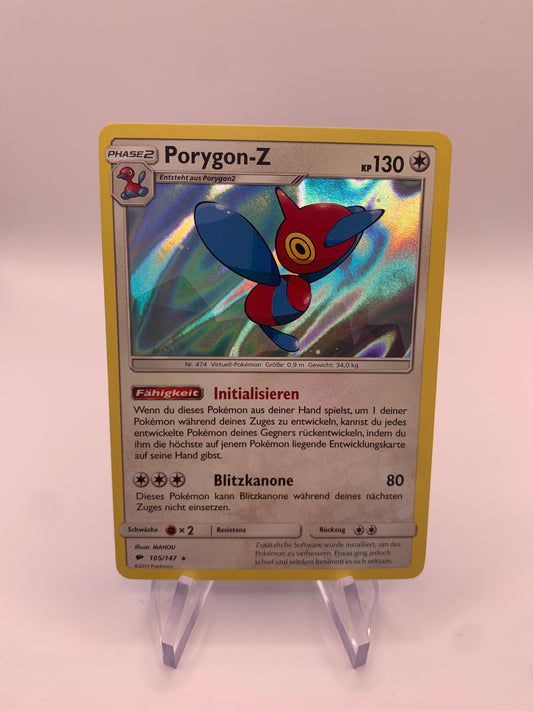 Pokemon Karte Holo Porygon-Z 105/147 Deutsch