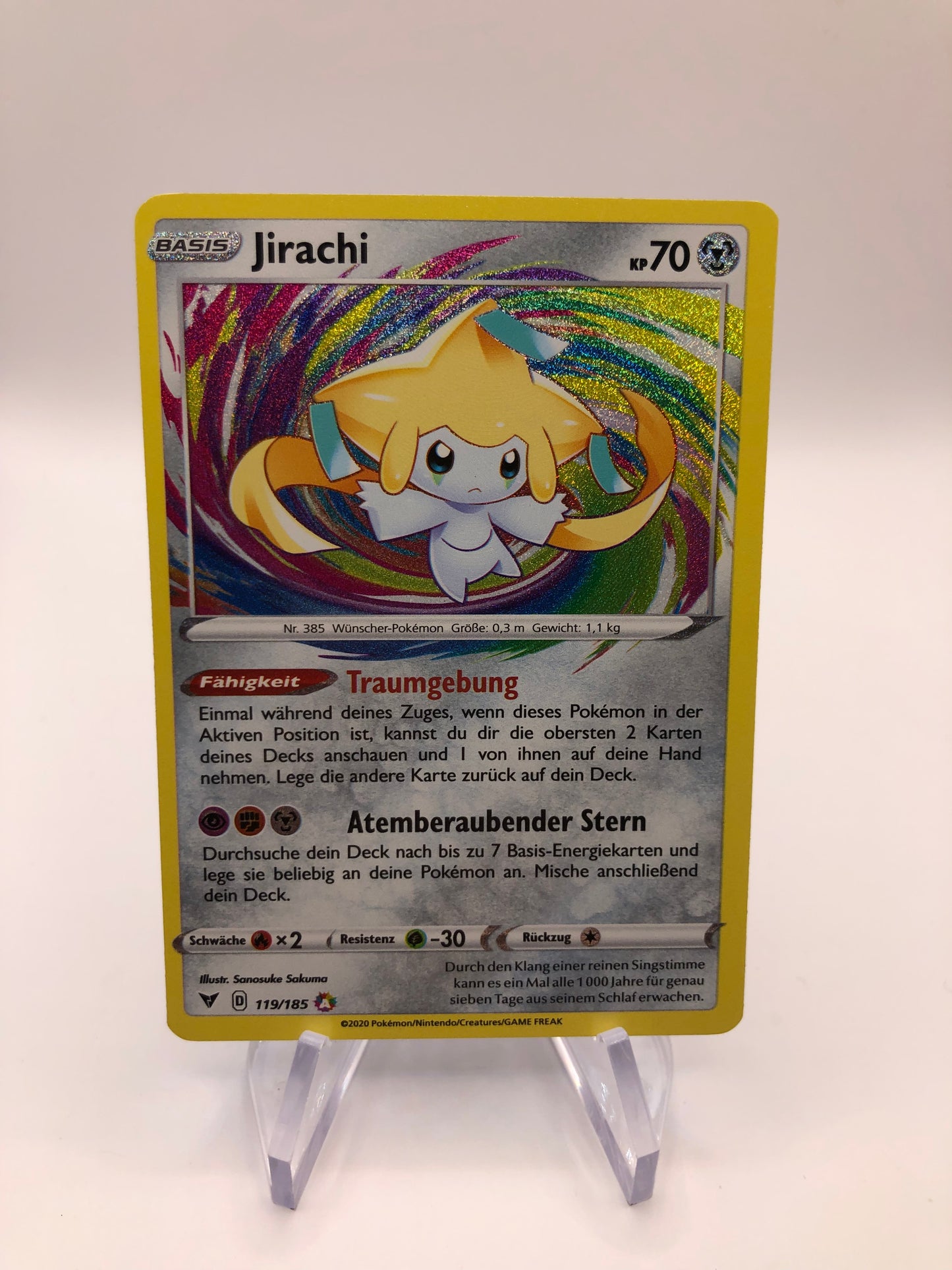 Pokemon Karte Jirachi 119/185 Deutsch