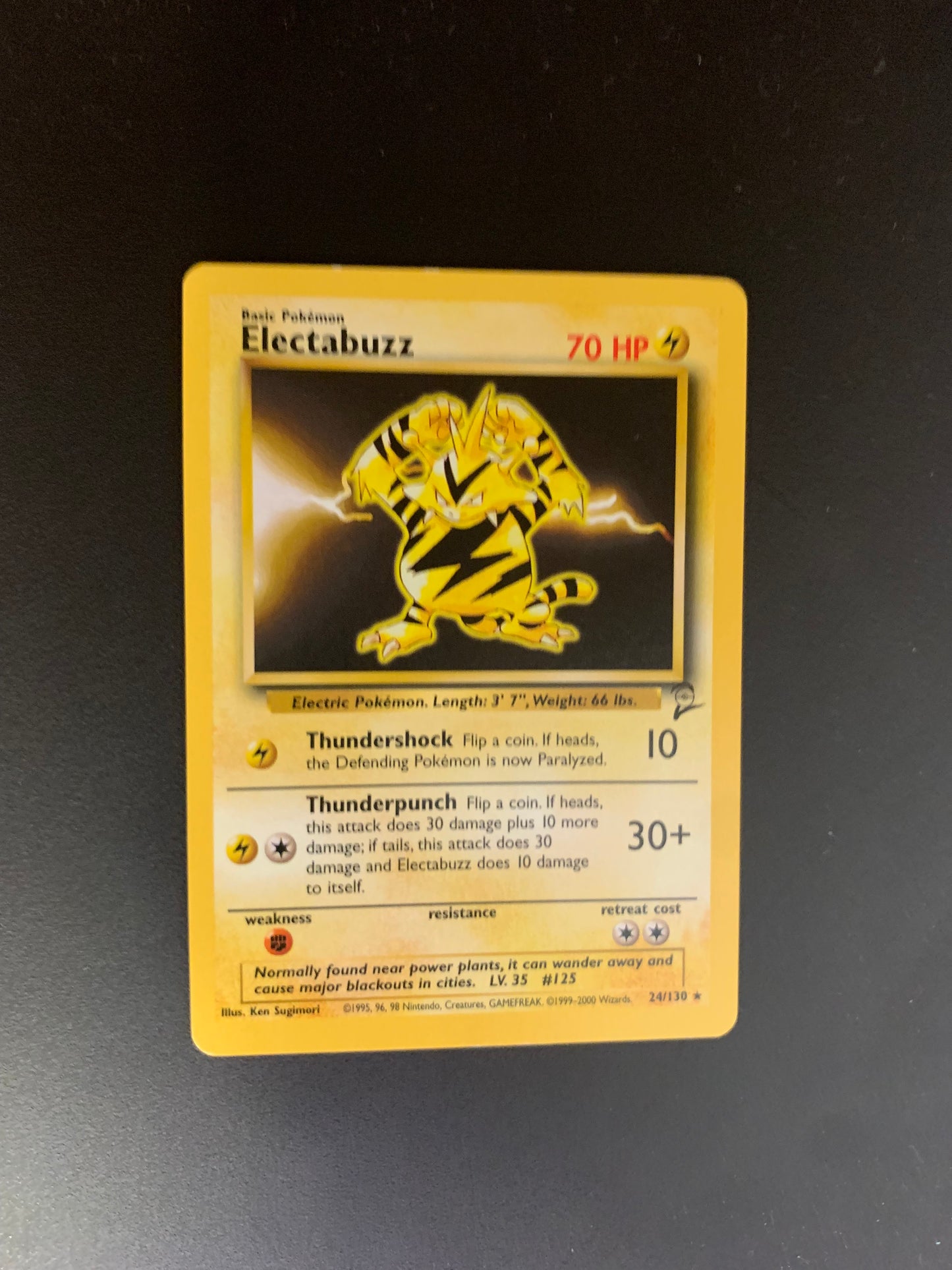 Pokemon Karte Elektek 24/130 Englisch