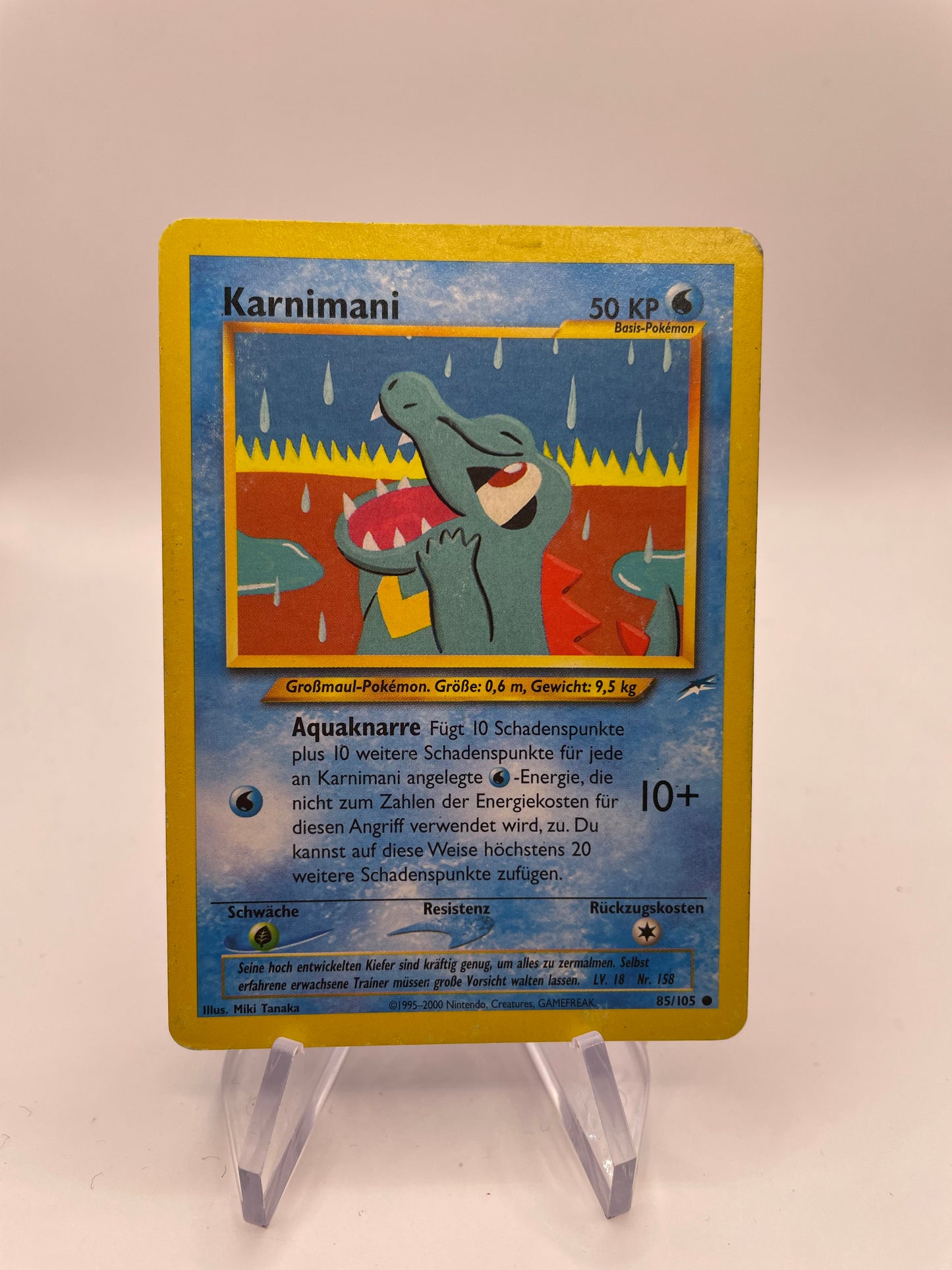 Pokemon Karte Neo Destiny Karnimani 85/105 Deutsch