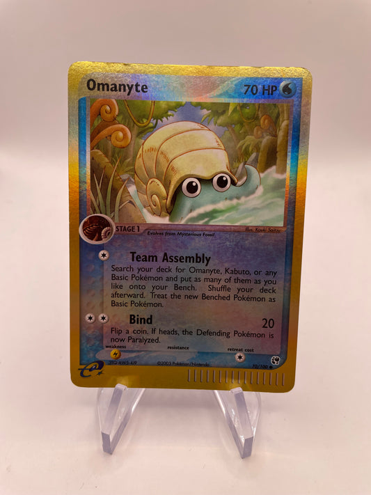 Pokemon Karte E Series Revers Omanyte 70/100 Englisch