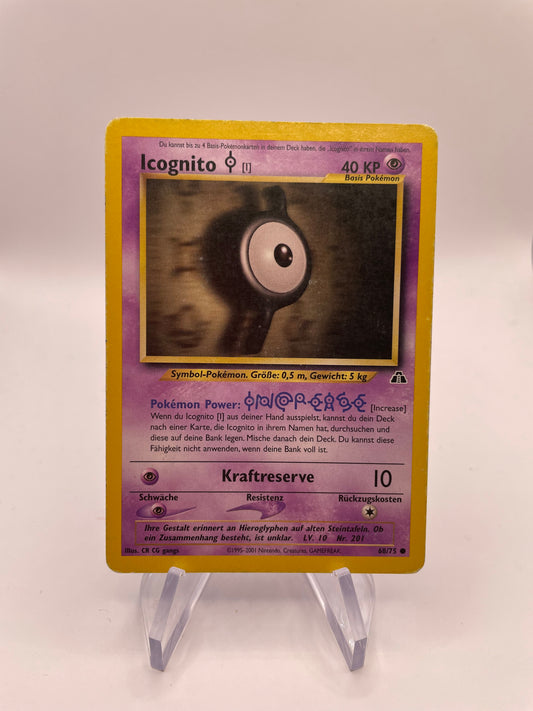 Pokemon Karte Neo Discovery Icognito 68/75 Deutsch