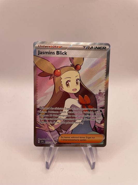 Pokémon Karte Trainer Jasmins Blick 233/191 Deutsch