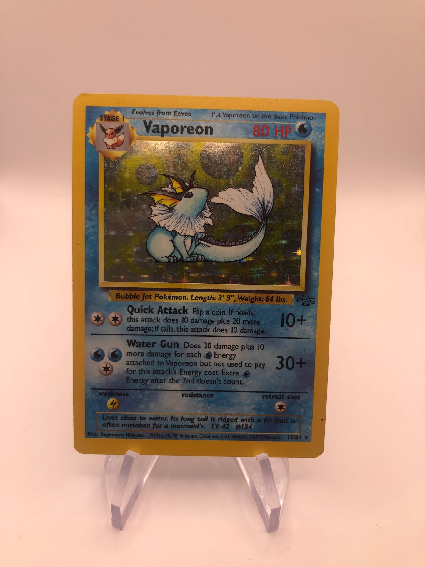 Pokemon Karten Holo Aquana 12/64 Englisch