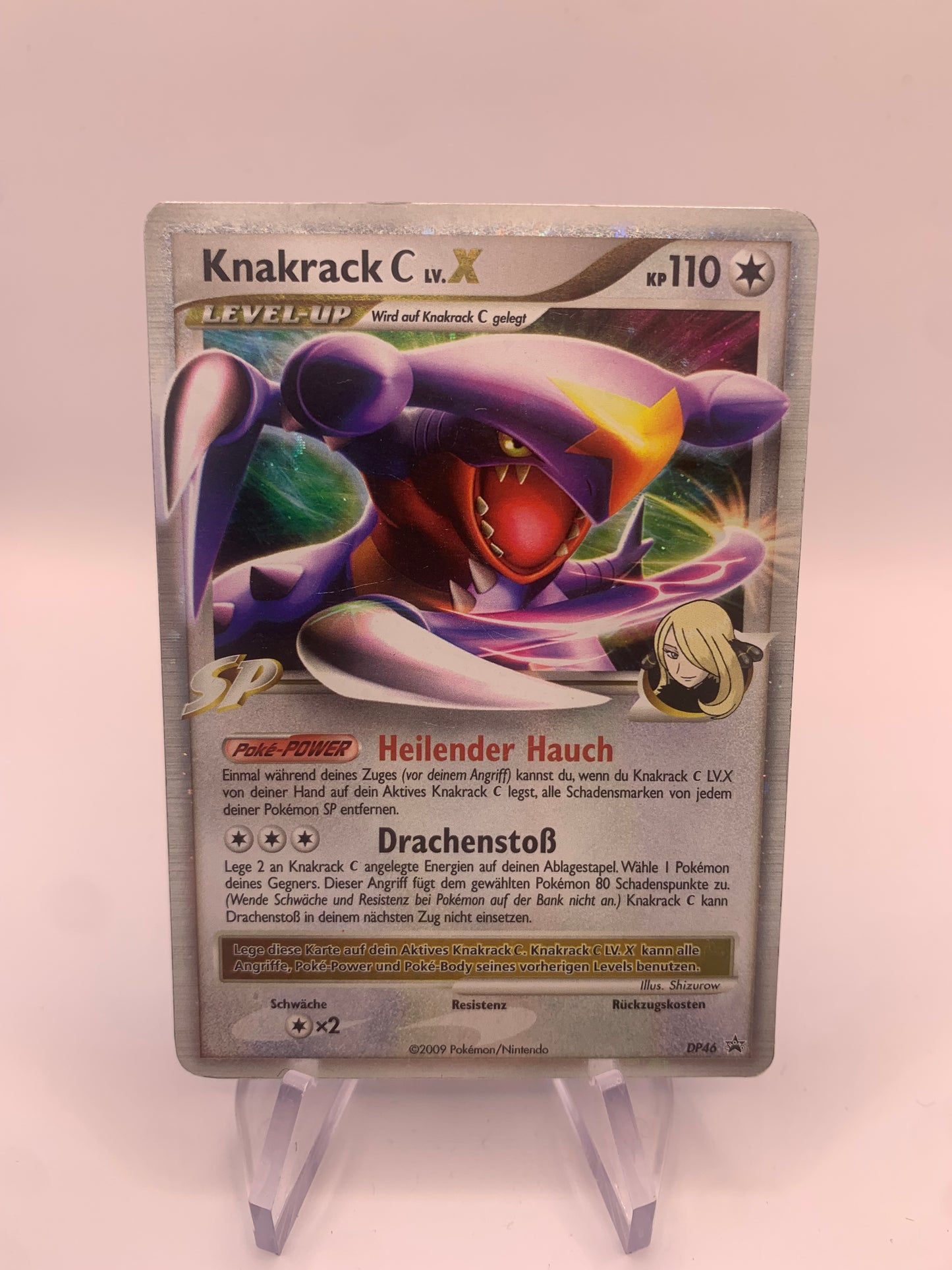 Pokemon Karte Lv.X Knakrack DP4 Deutsch