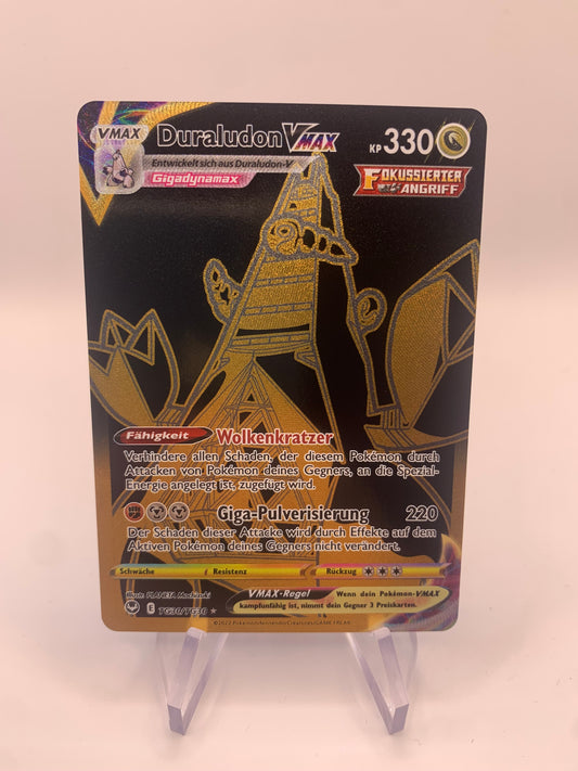 Pokemon Karte Gold Vmax Duraludon TG30/TG30 Deutsch