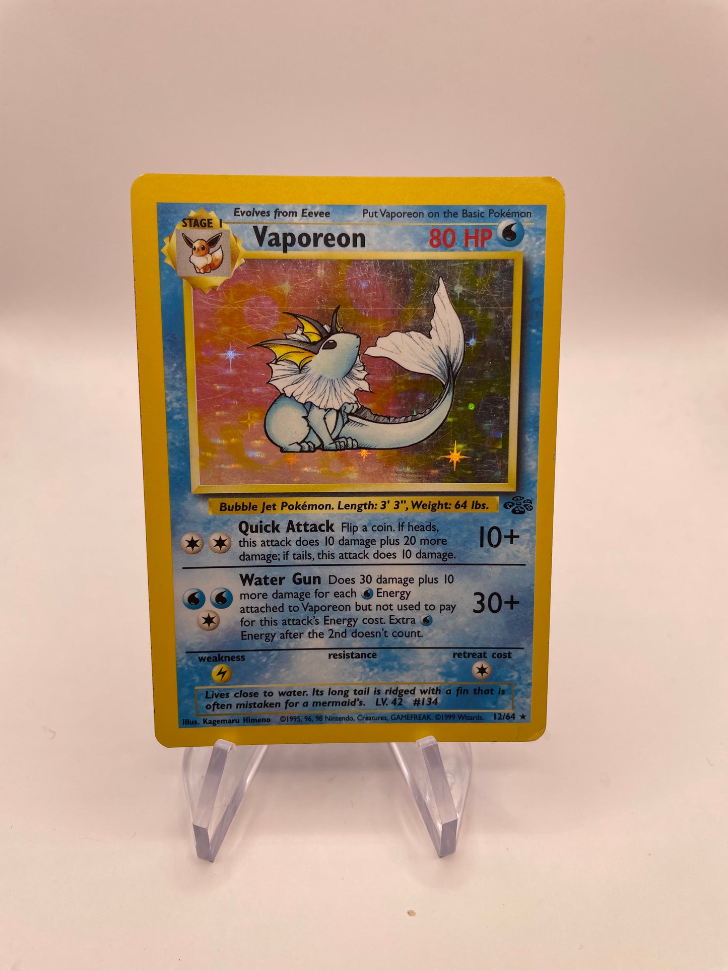 Pokemon Karten Holo Aquana 12/64 Englisch